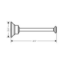 Hansgrohe AXOR Montreux Toilettenpapierhalter, 159mm, Metall, Brushed Red Gold... HANSGROHE-42028310 4011097937656 (Abb. 1)