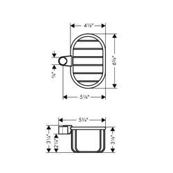 Hansgrohe AXOR Montreux Seifenkorb, 160x83x145mm, Brushed Brass... HANSGROHE-42066950 4011097939551 (Abb. 1)
