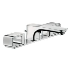 Hansgrohe AXOR Urquiola 3-Loch Waschtischarmatur 50mm, 5l/min, Platte, Zugstangen-A... HANSGROHE-11040000 4011097613130 (Abb. 1)