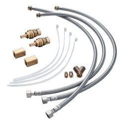 Hansgrohe AXOR Schlauchverlängerungsset für 3-Loch Waschtischarmaturen 70cm... HANSGROHE-38959000 4011097705101 (Abb. 1)