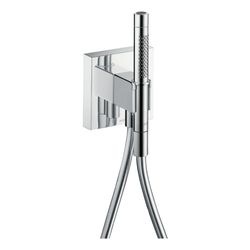 Hansgrohe AXOR Starck Portereinheit, 16,2l/min, 120x120mm, Stabhandbrause 2jet, Bra... HANSGROHE-12626000 4011097711102 (Abb. 1)