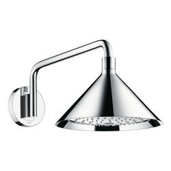 Hansgrohe AXOR Showers/Front Kopfbrause 240mm, 15l/min, 2jet, Brausearm, Chrom... HANSGROHE-26021000 4011097726052 (Abb. 1)