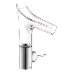 Hansgrohe AXOR Starck V Einhebel-Waschtischmischer 140mm, 4l/min, Glasauslauf, Abla... HANSGROHE-12112000 4011097734309 (Abb. 1)