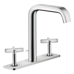 Hansgrohe AXOR Citterio E 3-Loch Waschtischarmatur ComfortZone 170, Platte, Zugstan... HANSGROHE-36116000 4011097751597 (Abb. 1)