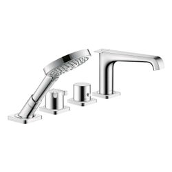 Hansgrohe AXOR Citterio E 4-Loch Wannenrandarmatur, Thermostat, 2 Verbraucher, Chro... HANSGROHE-36411000 4011097751412 (Abb. 1)