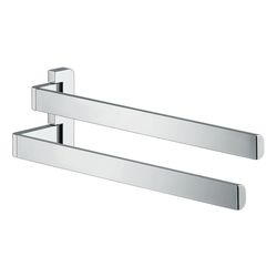 Hansgrohe AXOR Universal Softsquare Handtuchhalter zweiarmig, 409mm, Metall, Brushe... HANSGROHE-42821250 4011097824895 (Abb. 1)