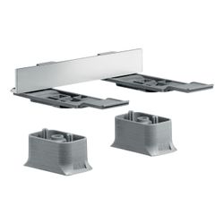 Hansgrohe AXOR Universal Softsquare Adapterset, Polished Black Chrome... HANSGROHE-42870330 4011097829876 (Abb. 1)