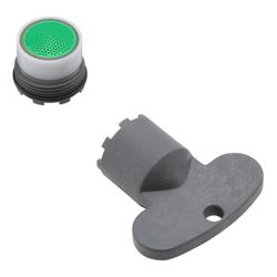 Hansgrohe AXOR Luftsprudler für Citterio M, Laminarstrahl 5l/min, M16,5x1, Chrom, 9... HANSGROHE-95382000 4011097628004 (Abb. 1)