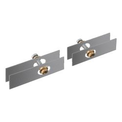 Hansgrohe AXOR Universal Softsquare Befestigungssatz für zweiseitige Glasmontage, 6... HANSGROHE-42841000 4011097755595 (Abb. 1)