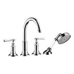 Hansgrohe AXOR Montreux 4-Loch Fliesenrandarmatur, 21l/min, Hebelgriff, Chrom... HANSGROHE-16554000 4011097784878 (Abb. 1)