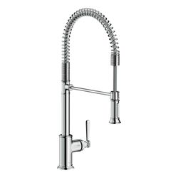 Hansgrohe AXOR Montreux Einhebel-Küchenmischer 210mm, 11l/min, Semi-Pro, Edelstahl ... HANSGROHE-16582800 4011097822853 (Abb. 1)