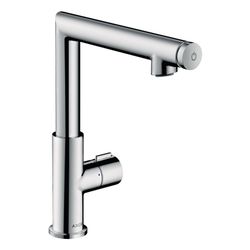 Hansgrohe AXOR Uno Waschtischmischer Select 220mm, 5l/min, Zugstangen-Ablaufgarnitu... HANSGROHE-45016000 4011097982618 (Abb. 1)