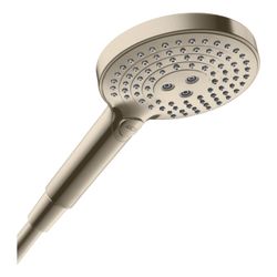 Hansgrohe AXOR ShowerSolutions Handbrause 120mm, 8l/min, 3jet EcoSmart, Brushed Nic... HANSGROHE-26051820 4011097848594 (Abb. 1)