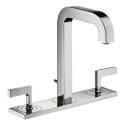Hansgrohe AXOR Citterio 3-Loch Waschtischarmatur 170, Auslauf 140mm, Hebelgriff, Pl... HANSGROHE-39136000 4011097400624 (Abb. 1)
