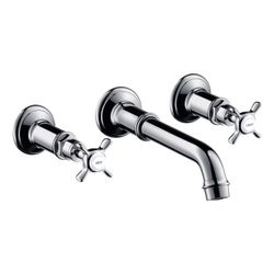 Hansgrohe AXOR Montreux 3-Loch Waschtischarmatur Unterputz, 5l/min, für Wandmontage... HANSGROHE-16532000 4011097509556 (Abb. 1)