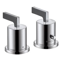 Hansgrohe AXOR Wannenrandarmatur Citterio 2-Loch, Thermostat, Hebelgriff, Chrom... HANSGROHE-39482000 4011097488868 (Abb. 1)