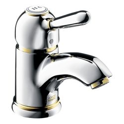 Hansgrohe AXOR Carlton Waschtischmischer Einhebel, ComfortZone 70, Chrom/Gold Optik... HANSGROHE-17010090 4011097364681 (Abb. 1)