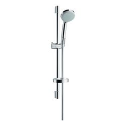 hansgrohe Croma 100 Brauseset Vario mit Brausestange 650mm 18l/min Seifenschale, Ch... HANSGROHE-27772000 4011097537405 (Abb. 1)