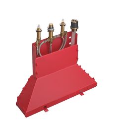 hansgrohe Grundkörper 4-Loch Wannenarmatur für Wannenrandmontage mit Secuflexbox... HANSGROHE-13444180 4011097140841 (Abb. 1)