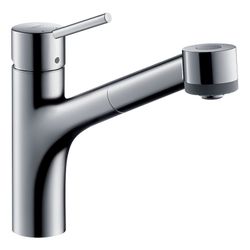 hansgrohe Talis M52, Einhebel-Küchenmischer 170mm 10l/min Chrom, 2jet Ausziehbrause... HANSGROHE-32841000 4011097521565 (Abb. 1)