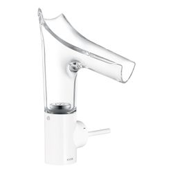 Hansgrohe AXOR Starck V Einhebel-Waschtischmischer 140mm, 4l/min, Glasauslauf, Abla... HANSGROHE-12112450 4011097760810 (Abb. 1)