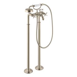 Hansgrohe AXOR Montreux 2-Griff Wannenarmatur bodenstehend, 16,5l/min, Kreuzgriffen... HANSGROHE-16547820 4011097515625 (Abb. 1)