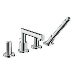 Hansgrohe AXOR Uno 4-Loch Wannenrandarmatur, 22l/min, Zerogriffen, Chrom... HANSGROHE-45444000 4011097849393 (Abb. 1)