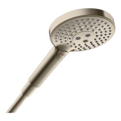 Hansgrohe AXOR ShowerSolutions Handbrause 120mm, 13,4l/min, 3jet, Brushed Nickel... HANSGROHE-26050820 4011097848440 (Abb. 1)