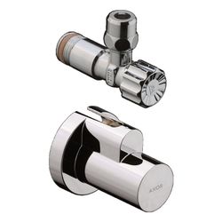 Hansgrohe AXOR Eckventil, Schuber, Eingang G 1/2" x G 3/8" Abgang, Polished Red Gol... HANSGROHE-51307300 4059625205044 (Abb. 1)
