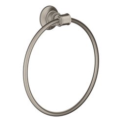 Hansgrohe AXOR Montreux Handtuchring, schwenkbar, Metall, Edelstahl Optic... HANSGROHE-42021800 4011097937465 (Abb. 1)