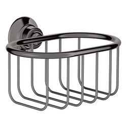 Hansgrohe AXOR Montreux Seifenkorb, 160x101x138mm, Polished Black Chrome... HANSGROHE-42065330 4011097939452 (Abb. 1)
