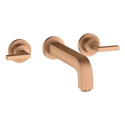 Hansgrohe AXOR Citterio 3-Loch Waschtischarmatur UP für Wandm, Auslauf 222mm, Hebel... HANSGROHE-39147140 4011097916651 (Abb. 1)