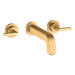 Hansgrohe AXOR Citterio 3-Loch Waschtischarmatur UP für Wandm, Auslauf 222mm, Hebel... HANSGROHE-39147950 4011097916637 (Abb. 1)