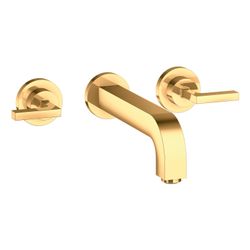 Hansgrohe AXOR Citterio 3-Loch Waschtischarmatur UP für Wandm, Auslauf 222mm, Hebel... HANSGROHE-39147990 4011097916750 (Abb. 1)