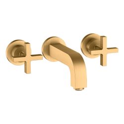 Hansgrohe AXOR Citterio 3-Loch Waschtischarmatur UP für Wandm, Auslauf 162mm, Kreuz... HANSGROHE-39313950 4011097917382 (Abb. 1)