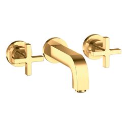 Hansgrohe AXOR Citterio 3-Loch Waschtischarmatur UP für Wandm, Auslauf 162mm, Kreuz... HANSGROHE-39313990 4011097917504 (Abb. 1)