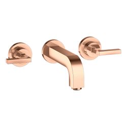 Hansgrohe AXOR Citterio 3-Loch Waschtischarmatur UP für Wandm, Auslauf 162mm, Hebel... HANSGROHE-39315300 4011097917672 (Abb. 1)