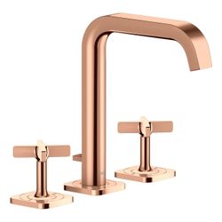 Hansgrohe AXOR Citterio E 3-Loch Waschtischarmatur ComfortZone 170, Rosetten, Zugst... HANSGROHE-36108300 4011097819273 (Abb. 1)