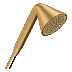 Hansgrohe AXOR Showers/Front Handbrause 85mm, 8,2l/min, 1jet EcoSmart, Brushed Bras... HANSGROHE-26025950 4011097836829 (Abb. 1)