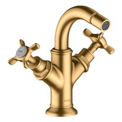 Hansgrohe AXOR Montreux 2-Griff Bidetarmatur, 7,5l/min, Kreuzgriffen, Zugstangen-Ab... HANSGROHE-16520950 4011097880419 (Abb. 1)
