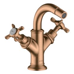 Hansgrohe AXOR Montreux 2-Griff Bidetarmatur, 7,5l/min, Kreuzgriffen, Zugstangen-Ab... HANSGROHE-16520140 4011097880457 (Abb. 1)