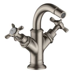 Hansgrohe AXOR Montreux 2-Griff Bidetarmatur, 7,5l/min, Kreuzgriffen, Zugstangen-Ab... HANSGROHE-16520800 4011097880532 (Abb. 1)