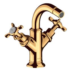 Hansgrohe AXOR Montreux 2-Griff Bidetarmatur, 7,5l/min, Kreuzgriffen, Zugstangen-Ab... HANSGROHE-16520990 4011097880631 (Abb. 1)