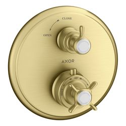 Hansgrohe AXOR Montreux Thermostat Unterputz, 25l/min, Kreuzgriff, Absperrventil, B... HANSGROHE-16800950 4011097883397 (Abb. 1)