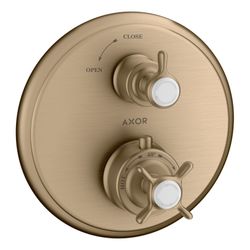 Hansgrohe AXOR Montreux Thermostat Unterputz, 25l/min, Kreuzgriff, Absperrventil, B... HANSGROHE-16800140 4011097883410 (Abb. 1)