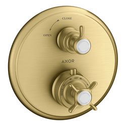 Hansgrohe AXOR Montreux Thermostat Unterputz, 25l/min, Kreuzgriff, Absperrventil, B... HANSGROHE-16800250 4011097883434 (Abb. 1)