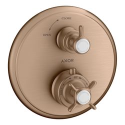 Hansgrohe AXOR Montreux Thermostat Unterputz, 25l/min, Kreuzgriff, Absperrventil, B... HANSGROHE-16800310 4011097883441 (Abb. 1)