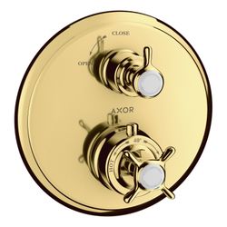 Hansgrohe AXOR Montreux Thermostat Unterputz, 25l/min, Kreuzgriff, Absperrventil, P... HANSGROHE-16800990 4011097883502 (Abb. 1)