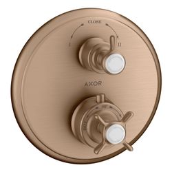 Hansgrohe AXOR Montreux Thermostat Unterputz, 29l/min, Kreuzgriff, Ab- und Umstellv... HANSGROHE-16820310 4011097883977 (Abb. 1)