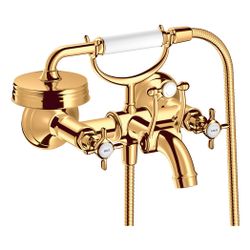Hansgrohe AXOR Montreux 2-Griff Wannenarmatur Aufputz, 20l/min, Kreuzgriffen, Polis... HANSGROHE-16540990 4011097881607 (Abb. 1)